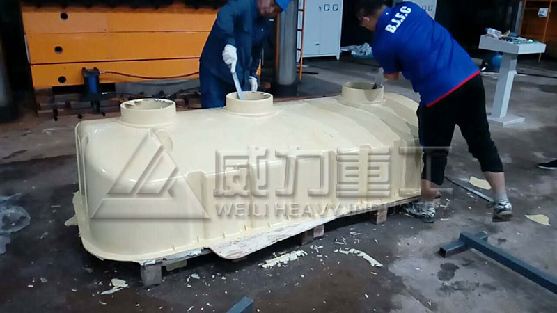 百嘉環(huán)保客戶壓制2立方的化糞池