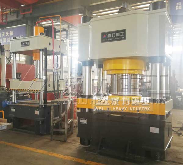 800噸四柱液壓機(jī)沖壓400x400x20mm的錨桿托盤(pán)